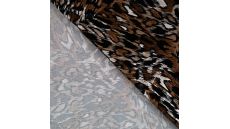 Viscose Twill Print - Leopard, Sand