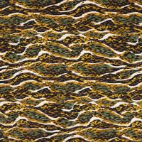 Viscose Twill Print - Leopard, Khaki