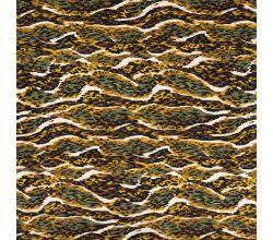 Viscose Twill Print - Leopard, Khaki