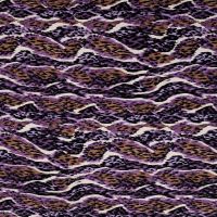 Viscose Twill Print - Leopard, Lilac