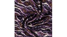 Viscose Twill Print - Leopard, Lilac