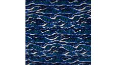 Viscose Twill Print - Leopard, Petrol