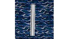 Viscose Twill Print - Leopard, Petrol