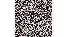 Viscose Twill Print - Leopard, Sand