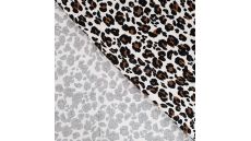 Viscose Twill Print - Leopard, Sand