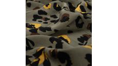 Viscose Twill Print - Leopard, Khaki