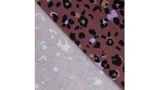 Viscose Twill Print - Leopard, Lilac