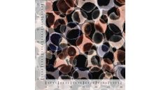 Ecovero Viscose Twill Print - Digital Circles, Dark Brown