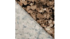 Ecovero Viscose Twill Print - Digital Spots, Dark Brown