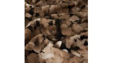 Ecovero Viscose Twill Print - Digital Spots, Dark Brown