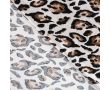 Rayon Spun Satin Print - Leopard, Sand