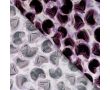 Rayon Spun Satin Print - Circles & Strokes, Lilac