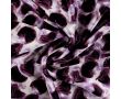 Rayon Spun Satin Print - Circles & Strokes, Lilac