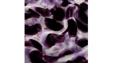 Rayon Spun Satin Print - Circles & Strokes, Lilac