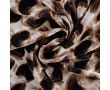 Rayon Spun Satin Print - Circles & Strokes, Sand