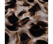 Rayon Spun Satin Print - Circles & Strokes, Sand