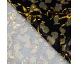 Rayon Spun Satin Print - Flowers, Khaki