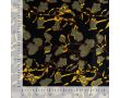 Rayon Spun Satin Print - Flowers, Khaki