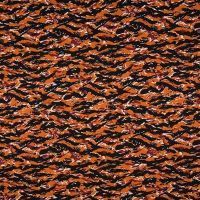 Viscose Twill Print - Waves, Pumpkin
