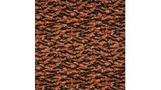 Viscose Twill Print - Waves, Pumpkin