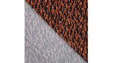 Viscose Twill Print - Waves, Pumpkin