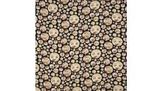 Viscose Chally - Mix Circles, Soft Yellow