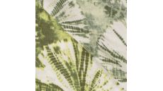 Viscose/Linen Look Print - Tie Dye, Green