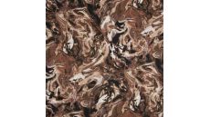 Viscose Crincle - Blurry Paint, Sand