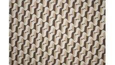 Viscose Twill Print - Graphic Wave, Sand