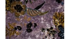 Velours Print - Flowers, Mauve