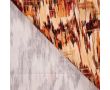 Cotton/Sp Sateen Print - Brush Stripe, Caramel
