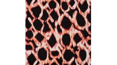 Cotton/Sp Sateen Print - Shapes, Peach