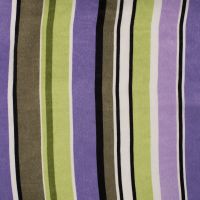 Poly Satin Print - Stripes, Dusty Lilac