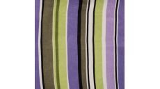 Poly Satin Print - Stripes, Dusty Lilac