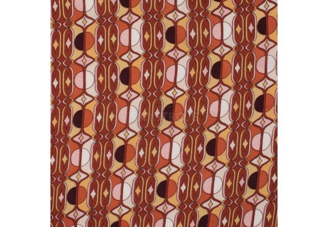 Viscose Chally - Graphic, Terra