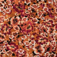 Viscose Chally - Flowers, Terra