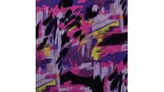 Viscose/Sp Jersey Print - Paint Stripes, Purple