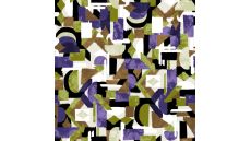 Viscose/Sp Jersey Print - Fantasy Purple Lime
