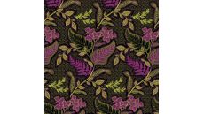 Viscose/Sp Jersey Print - Flowers, Purple
