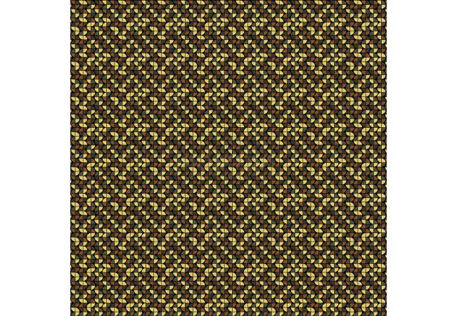 Viscose Twill Print - Mini Diagonals, Khaki