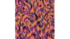 Viscose Twill Print - Thunder, Cyclam