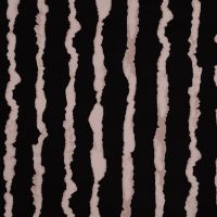 Viscose Twill Print - Waves, Black Sand