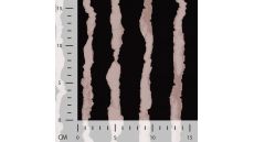 Viscose Twill Print - Waves, Black Sand