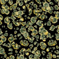 Viscose Twill Print - Tear Drops, Khaki