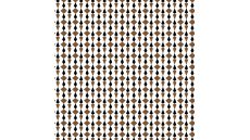 Viscose Twill Print - Graphic, Ecru Caramel