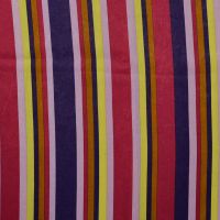 Poly Satin Print - Stripe, Purple