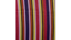 Poly Satin Print - Stripe, Purple