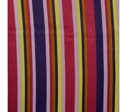 Poly Satin Print - Stripe, Purple