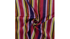 Poly Satin Print - Stripe, Purple
