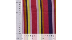 Poly Satin Print - Stripe, Purple